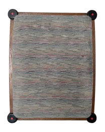 Art Deco Amsterdamse School Stool with Adjustable Seat, 1920s